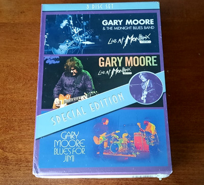 GARY MOORE Live at Montreux 1990/Live at Montreux 2010/Blues for Jimi 3DVD NEW