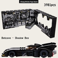 NEW 3981PCS Batman Batcave Shadow Box Building Block Set No Box