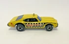 Vintage Hot Wheels Maxi Taxi 1969 Yellow Olds 442 Cutlass Redline Diecast Car