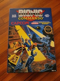 VTG Bionic Commando Nintendo NES In Box CIB VIDEO GAME EUC SHOOTER 3 SCREW 1988
