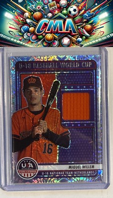 2023 Panini Stars & Stripes USA Baseball #U18-MW Miquel Willem Fireworks