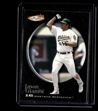 2001 Fleer Futures Jason Giambi Black Gold Variation  324/499 A's