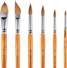 Sable Watercolor Brushes Kolinsky Watercolor Paint Brushes for Artists Profes...