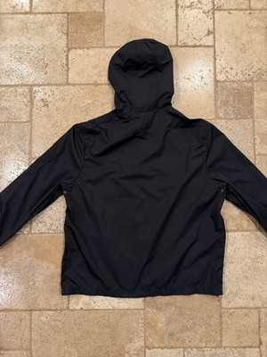 Lanvin Nylon Logo Anorak Black Hooded Windbreaker Jacket | eBay