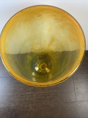 Blenko vaso in vetro arancione 11” grande vintage - Foto 5 di 6