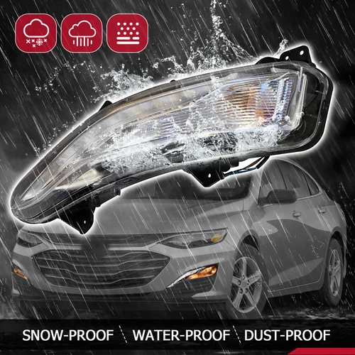 Lámpara de señal antiniebla del lado izquierdo del conductor para Chevy Malibu 2019-2023 con LED DRL - Imagen 5 de 13