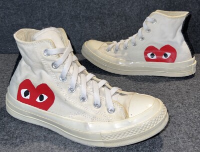 Converse Comme des Garçons Play x Chuck 70 2015 High Milk Size 6
