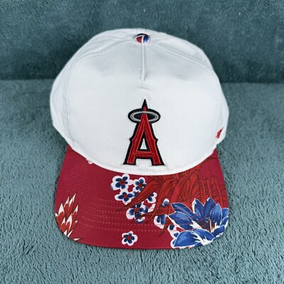 47 Brand Anaheim Angels Hitch Floral Two Tone White/red Snapback