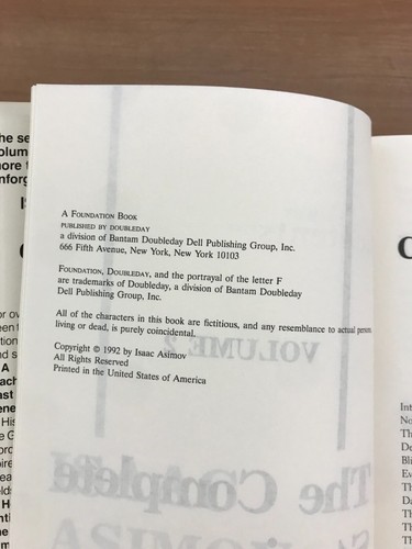 1990 & 1992 Isaac Asimov - The Complete Stories Vol. 1 & 2 Hardcover Books - Picture 10 of 10