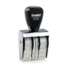 Date Stamp 3/16" Type Size - Trodat 1020 Dater - 12 Years 2025-2036