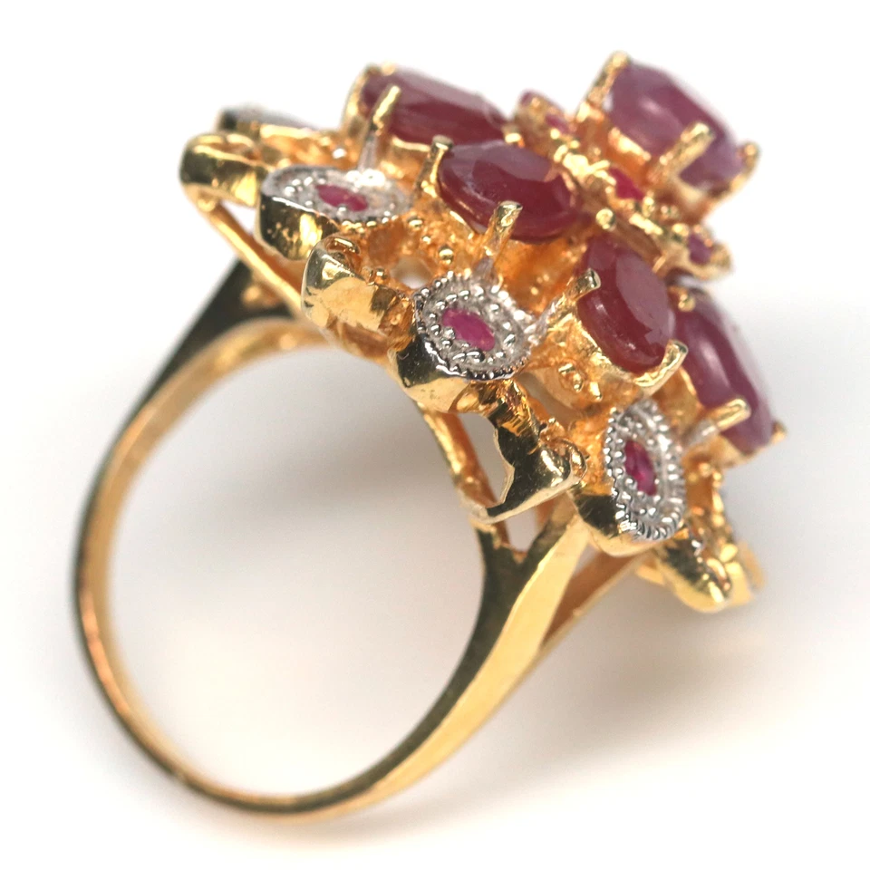 Heated Gemstone Pink Ruby Ring 925 Sterling Silver Size 8.25 - Image 4 of 4