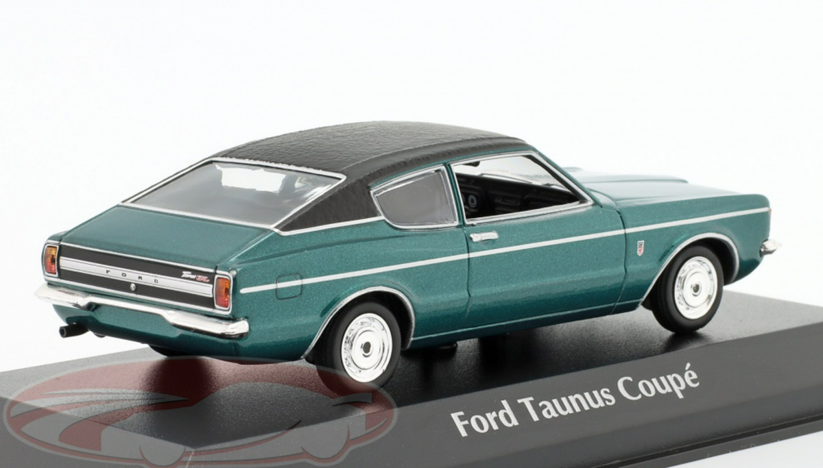 MiniChamps Ford Taunus Coupe 1970 Green Metallic 1/43 Scale | eBay