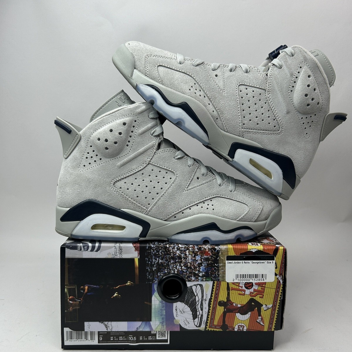 Nike Air Jordan 6 Retro “Georgetown” CT8529-012 Men's 9 Worn | eBay