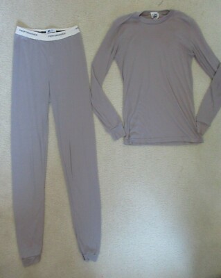 80's Vintage Cycling Wear by Performance Chapel Hill NC Gray Active Long Johns M
