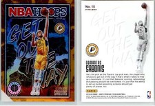 Domantas Sabonis 2019-20 Hoops Premium Get Out the Way Orange Prizm #18