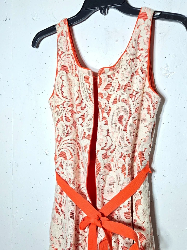 Dressbarn Womens Lace Sleeveless Dress Size 12 P Petite Easter Spring Feminine - Image 4 of 4