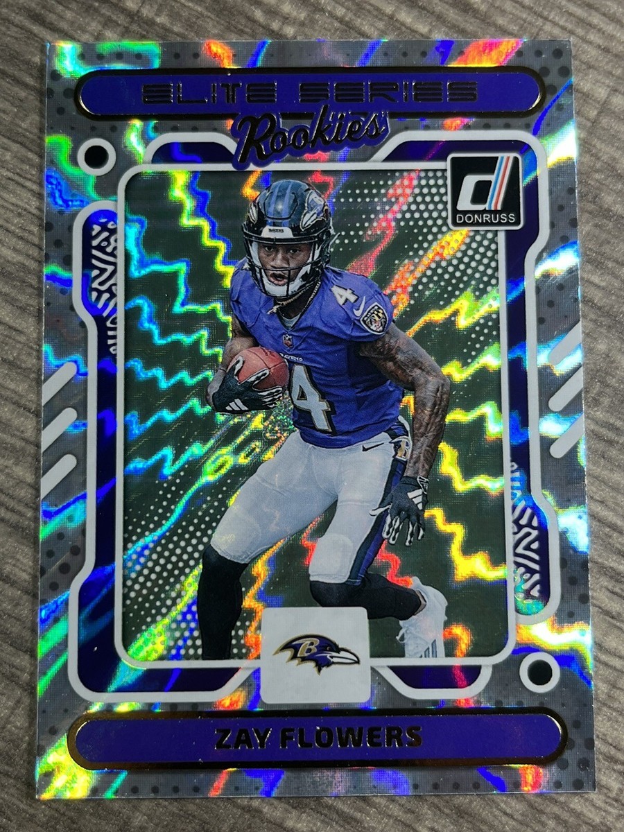 Zay Flowers, 2023 Panini Donruss, Elite Series Rookies, #9
