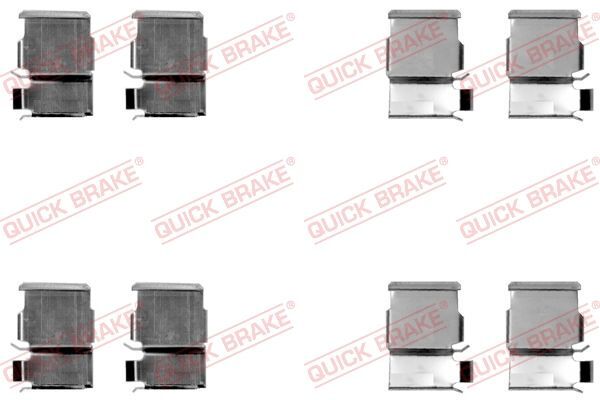 Quick Brake 109-1033 ZubehöRsatz, Scheibenbremsbelag FüR Mitsubishi Toyota-image