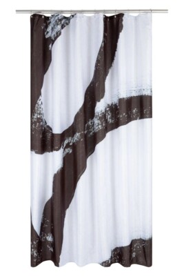 Duschvorhang Livarno Home Vorhang Dusche Badezimmer 180 x 200 cm - ABSTRAKT