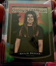 2019 UD Goodwin Champions Base Splash of Color #117 & Base Card #17 (2 Cards)