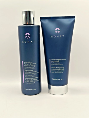 MONAT Volumizing Revive Shampoo and Revitalize Conditioner| NEW|Free Shipping!
