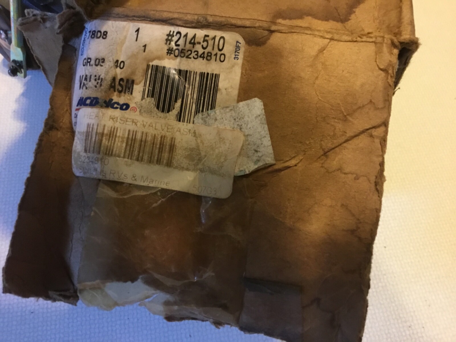 Gm OEM Heat Riser Valve 5234810 eBay