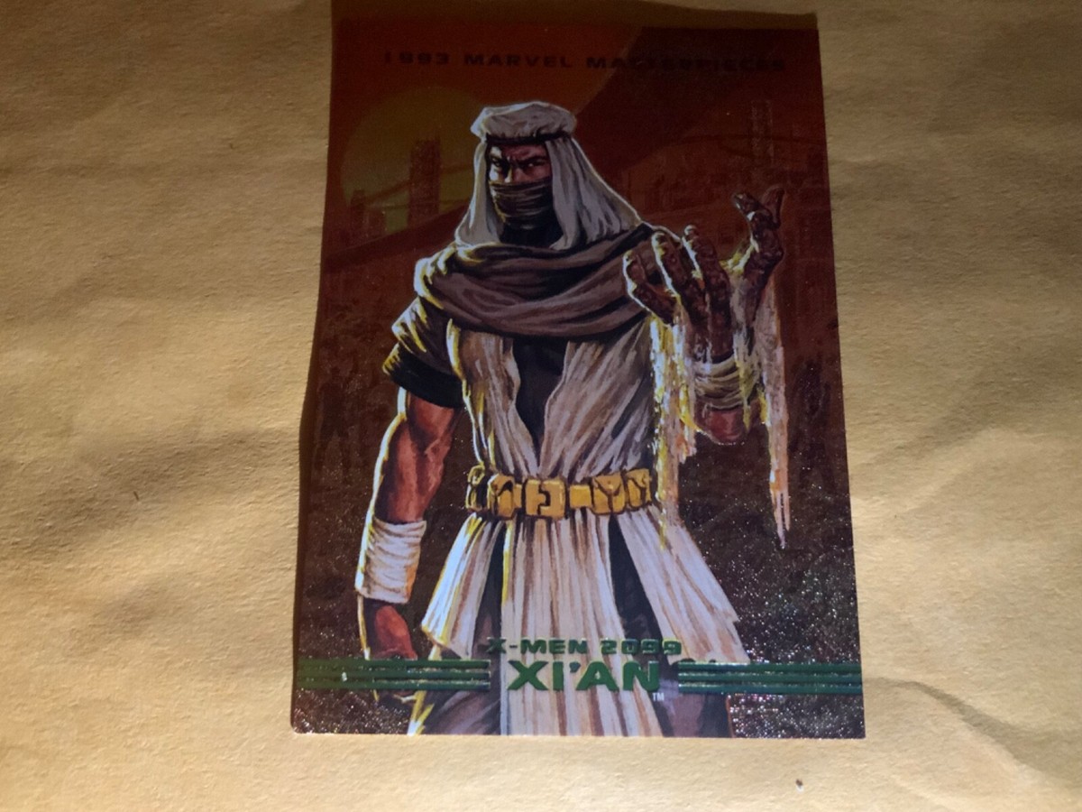 1993 MARVEL MASTERPIECE X-MEN 2099 XIAN DYNA-ETCH CARD FOR