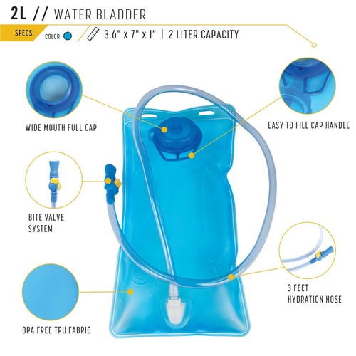 WFS™ 2 Liter Hydration Bladder - BRAND NEW! - Picture 5 of 21