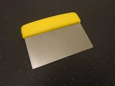 Dexter USA Yellow Handle 6" Dough Cutter Bench Scraper S196 Stainless Factory2nd