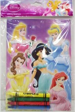 Princess Coloring Book and Crayons