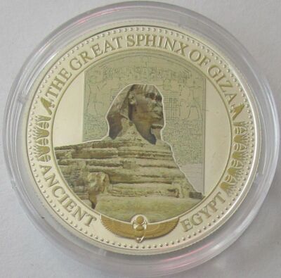 Solomon Islands 2 Dollars 2015 Ancient Egypt Sphinx of Giza Silver
