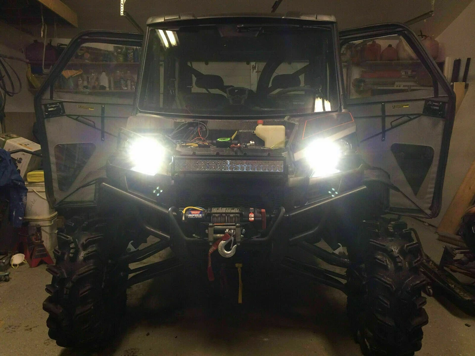 Super bombilla LED para 1987-1993 SUZUKI LT230E QUADRUNNER ATV FARO: EE. UU. Foto 3 de 4