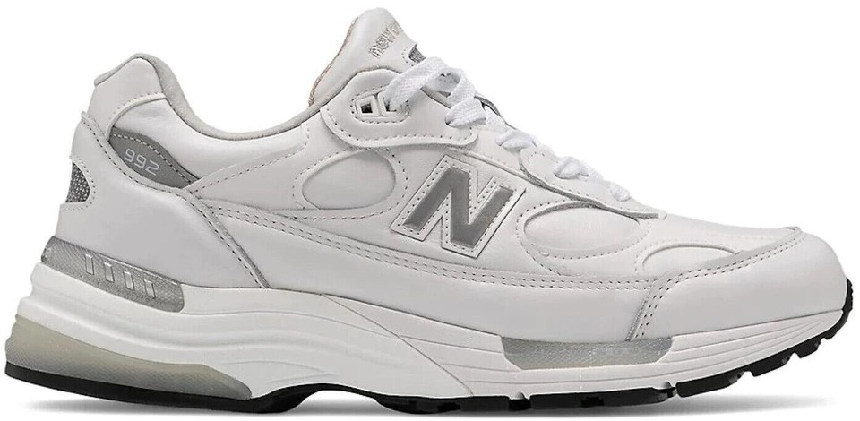 New Balance 992 Made in USA White Silver for Sale | Authenticity