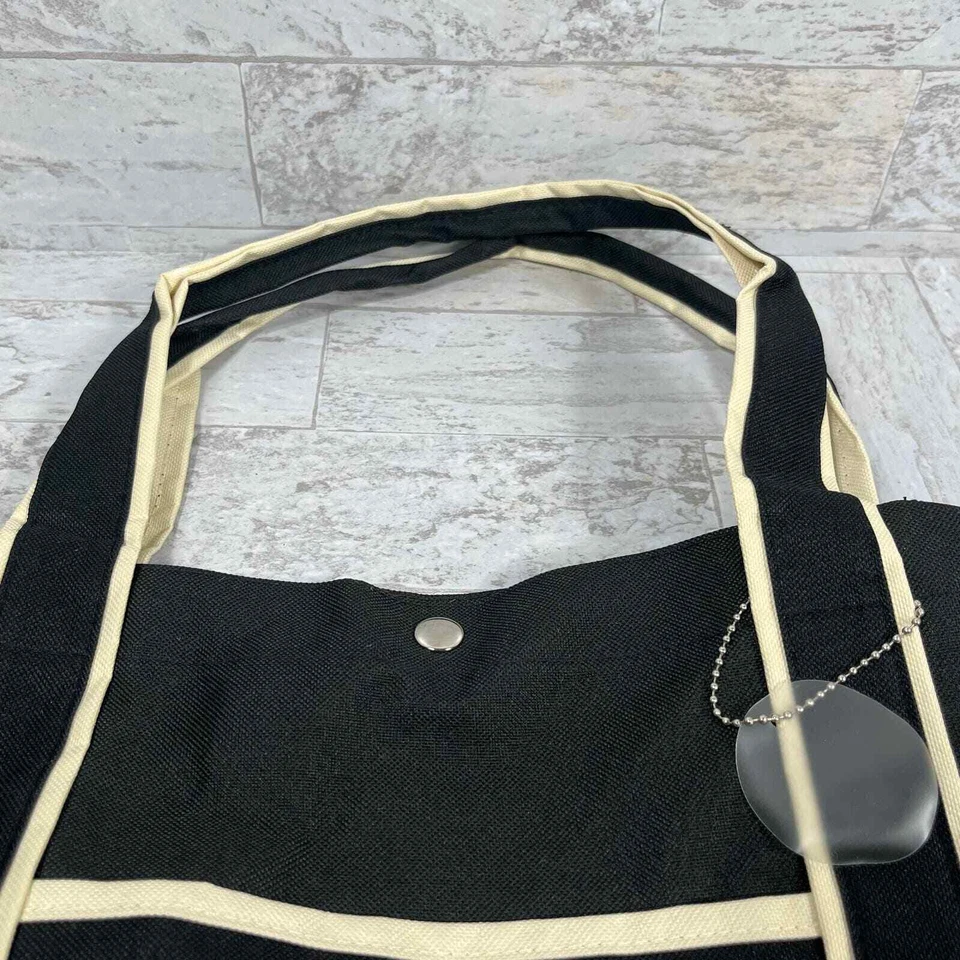 Bolso de Mano Kelsi Dagger para Mujer Negro Crema Lona Doble Asas Informal Foto 2 de 4