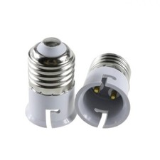 Adaptor Edison Screw to Bayonet ES E27 to BC B22 Light Bulb Lamp Holder 2 Pack