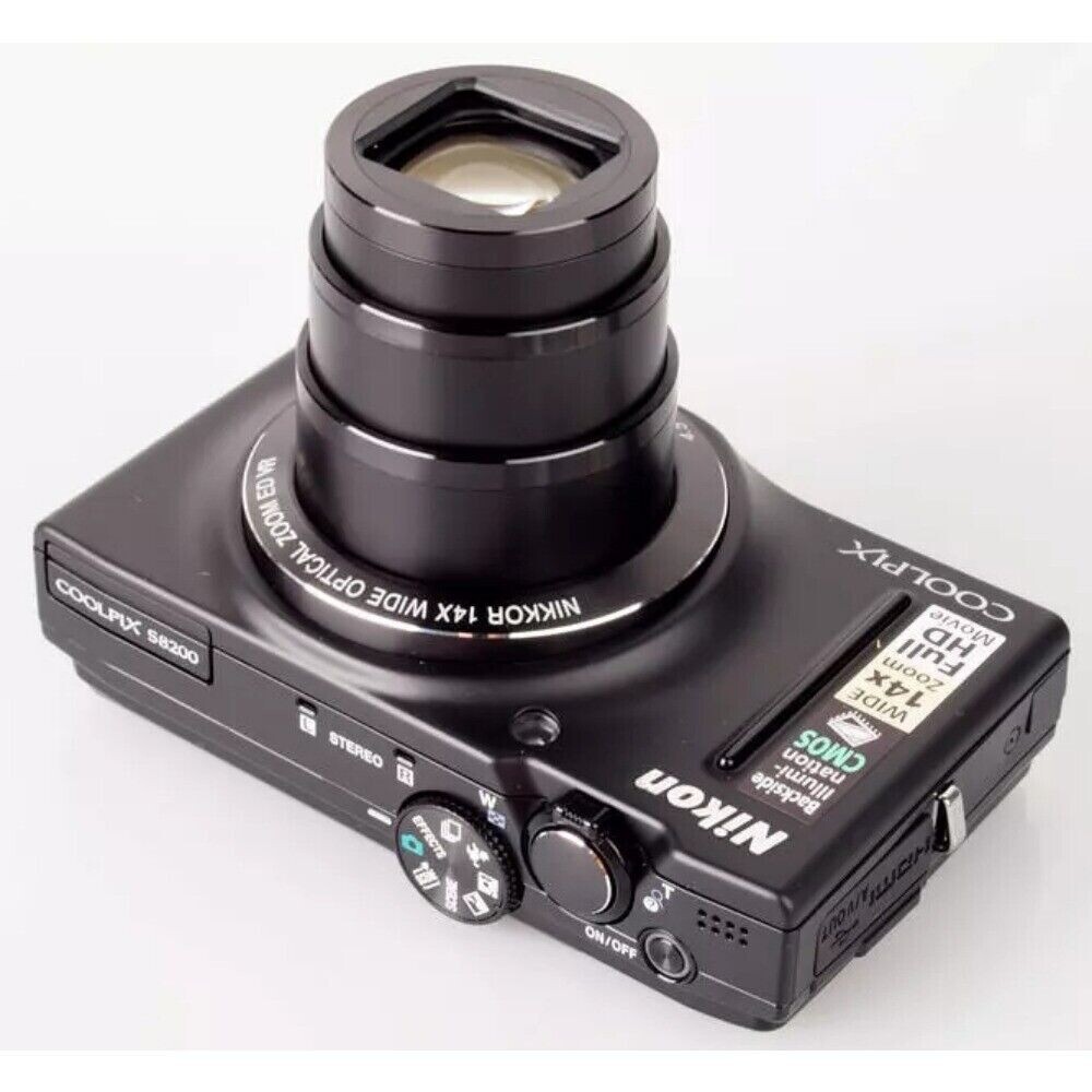 Nikon COOLPIX S8200 Digital Camera 16.10 MP 14x Optical Zoom Auto