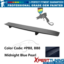 Fits 06-10 Dodge Charger #PB8 Midnight Blue Pearl Rear Trunk Spoiler Wing ABS