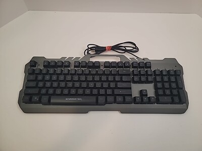 Monster LED Color Changing Gaming Keyboard RGB Metal Keyboard 
