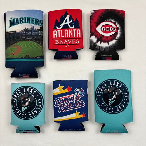 Baseball Can Holder Koozies 6 MLB MiLB - 第 1/4 張圖片