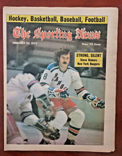 February 22, 1975-The Sporting News -Steve Vickers-New York Rangers