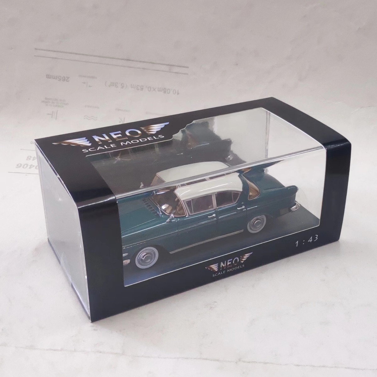 NEO 1/43 Scale Resin Model Opel Kapitan 2.5L Green/White 1958 | eBay