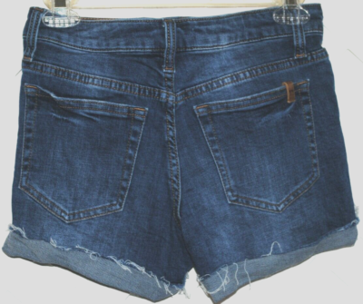 Joes Jeans Denim Blue Cut Off Cuffed Shorts Stretch Distressed