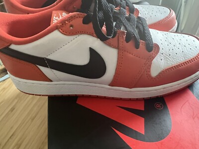 Air Jordan 1 Low OG (GS) Starfish Orange Black & White CZ0858-801