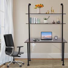 3 Tiers Wall Mount Computer Writing Table Wall Mounted Desk Wall Organizer