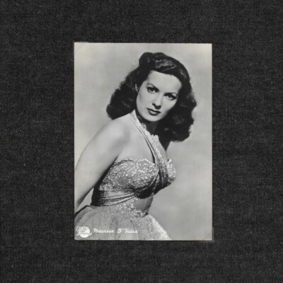 MAUREEN O'HARA Bromophoto No. 297 - Vintage Postcard True Photography 1950/1960