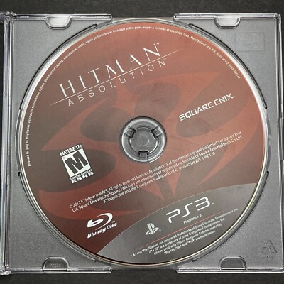 Hitman Absolution PS3 PlayStation 3 Video Game Disc Only No Manual