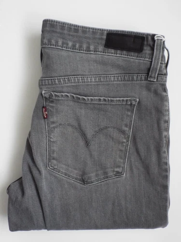 Levi's demi curve stretch skinny fit women's jeans W28 L31 mid grey LEVQ261