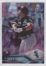 2021 Bowman Platinum Pink 141/199 Andrew Vaughn #50 0xf1