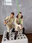 Hasbro Kenner Episode One Star Wars Qui-Gon Obi-Wan Mega Collectible Figures Set