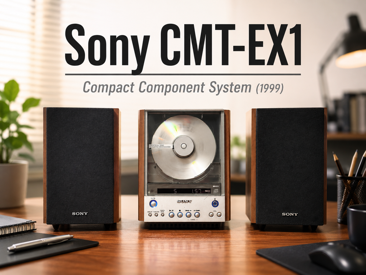 SONY CMT- EX1 🌈RaRe🌈 Compact Component System (1999) CD Player